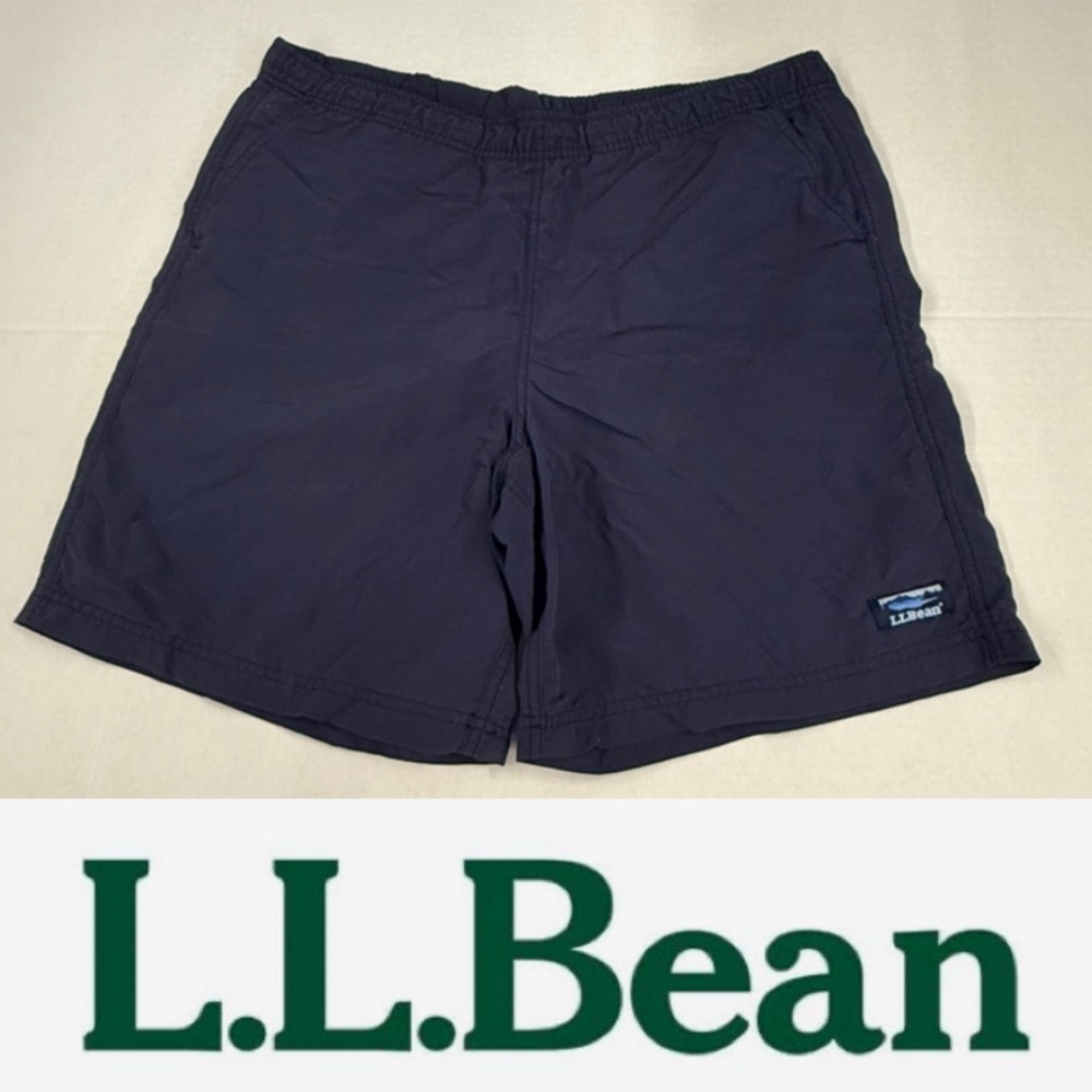 L.L. Bean Navy Swim Trunks